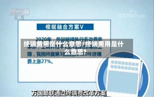 终端费用是什么意思/终端费用是什么意思?-第2张图片