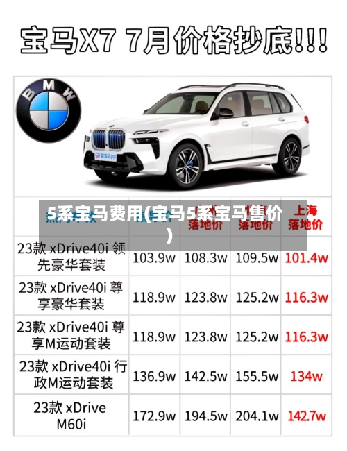 5系宝马费用(宝马5系宝马售价)