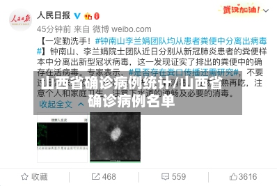 山西省确诊病例统计/山西省确诊病例名单