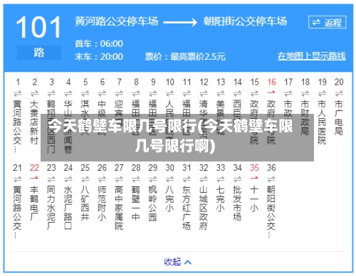 今天鹤壁车限几号限行(今天鹤壁车限几号限行啊)