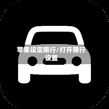苹果设定限行/打开限行设置