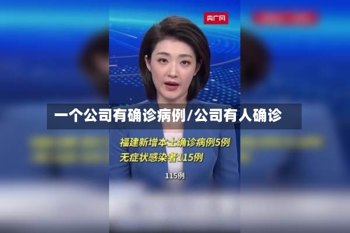 一个公司有确诊病例/公司有人确诊