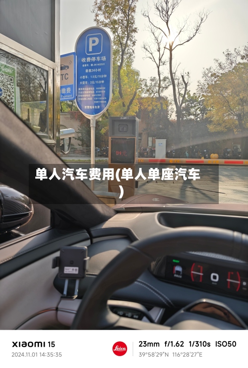 单人汽车费用(单人单座汽车)-第3张图片