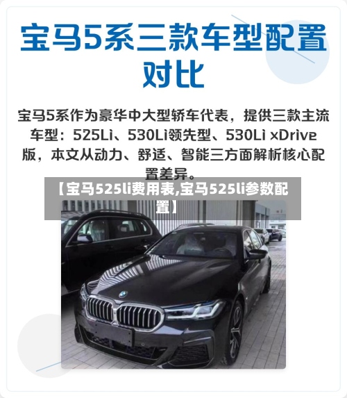 【宝马525li费用表,宝马525li参数配置】