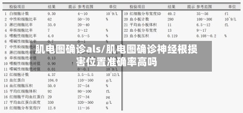 肌电图确诊als/肌电图确诊神经根损害位置准确率高吗-第3张图片