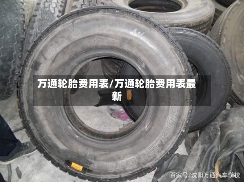 万通轮胎费用表/万通轮胎费用表最新-第2张图片