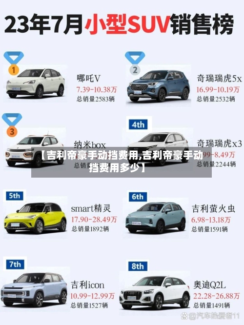 【吉利帝豪手动挡费用,吉利帝豪手动挡费用多少】