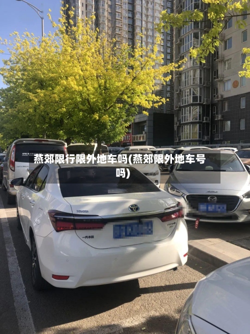燕郊限行限外地车吗(燕郊限外地车号吗)-第3张图片
