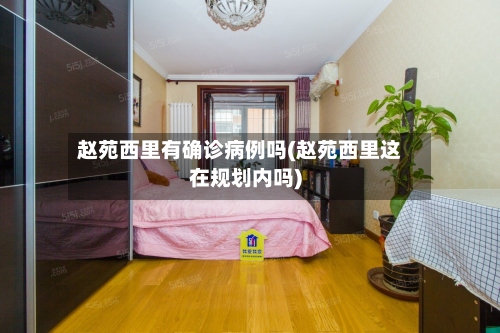 赵苑西里有确诊病例吗(赵苑西里这在规划内吗)-第3张图片