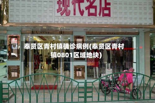 奉贤区青村镇确诊病例(奉贤区青村镇0801区域地块)