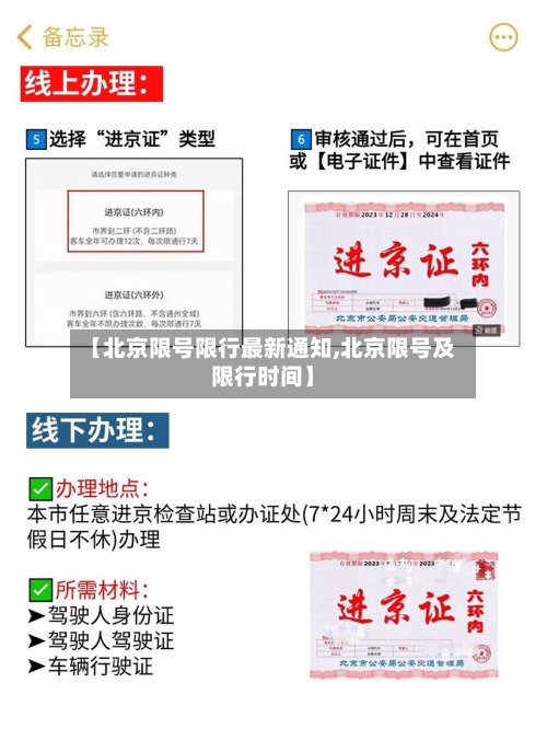 【北京限号限行最新通知,北京限号及限行时间】