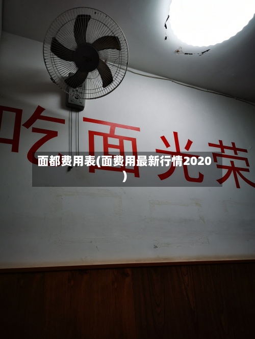 面都费用表(面费用最新行情2020)-第2张图片