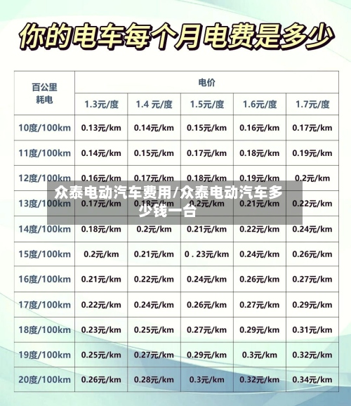 众泰电动汽车费用/众泰电动汽车多少钱一台