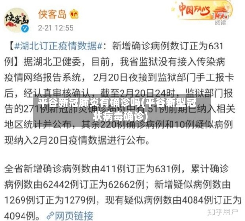平谷新冠肺炎有确诊吗(平谷新型冠状病毒确诊)