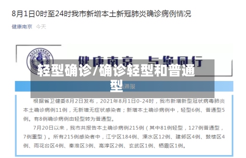 轻型确诊/确诊轻型和普通型