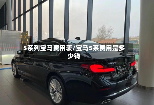 5系列宝马费用表/宝马5系费用是多少钱