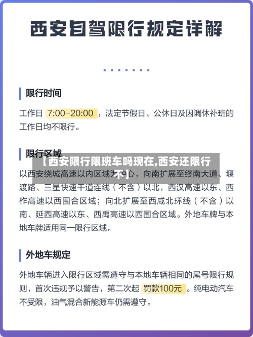 【西安限行限班车吗现在,西安还限行不】-第3张图片