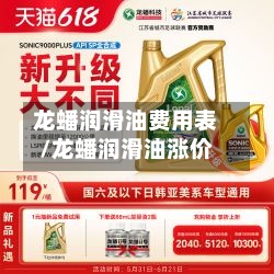 龙蟠润滑油费用表/龙蟠润滑油涨价