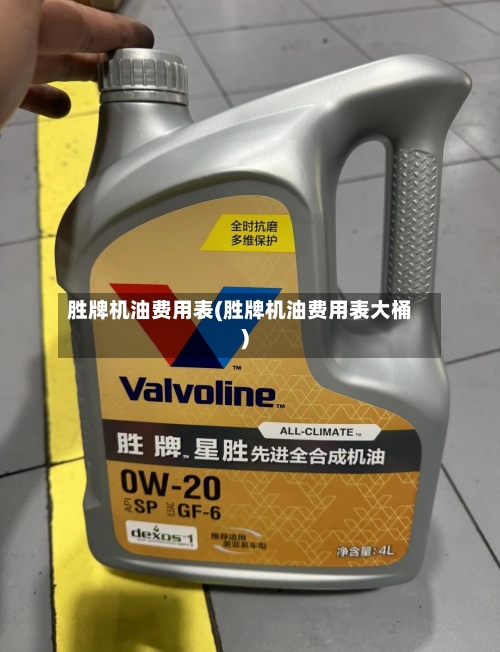 胜牌机油费用表(胜牌机油费用表大桶)