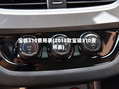 宝骏310费用表(2018款宝骏310费用表)-第3张图片