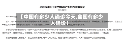 【中国有多少人确诊今天,全国有多少人确诊】-第2张图片