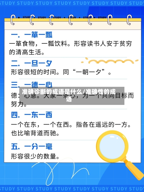 准确诊断的成语是什么/准确性的成语