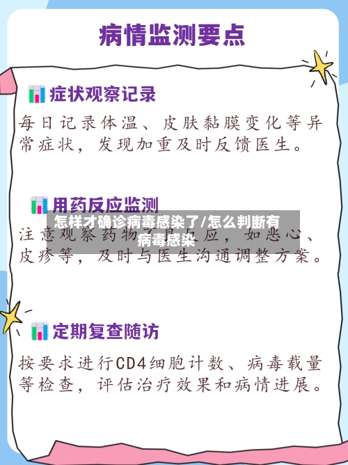 怎样才确诊病毒感染了/怎么判断有病毒感染