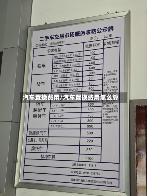 汽车置换费用/汽车置换费用怎么算