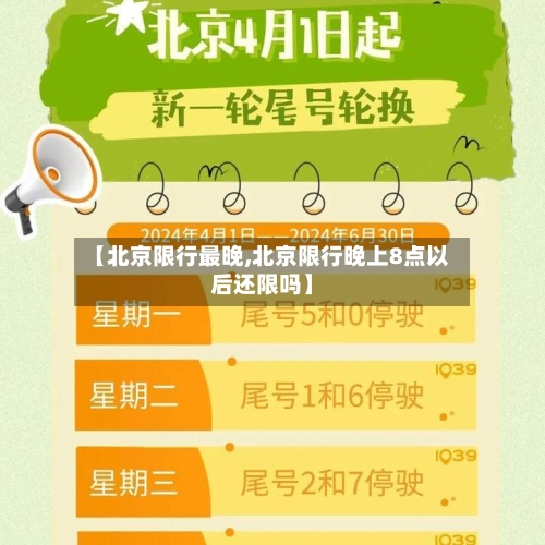 【北京限行最晚,北京限行晚上8点以后还限吗】-第2张图片