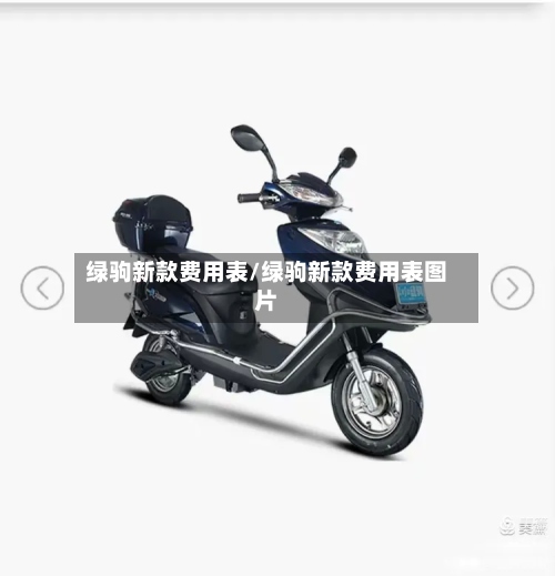 绿驹新款费用表/绿驹新款费用表图片-第2张图片