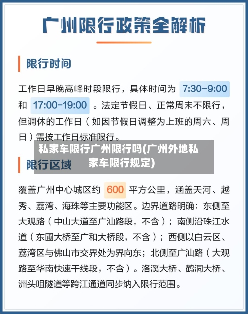 私家车限行广州限行吗(广州外地私家车限行规定)