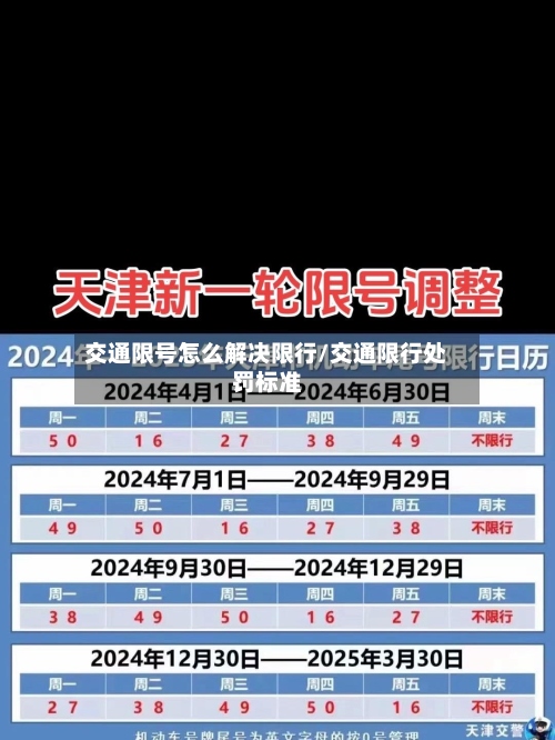 交通限号怎么解决限行/交通限行处罚标准-第3张图片