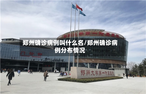 郑州确诊病例叫什么名/郑州确诊病例分布情况-第2张图片