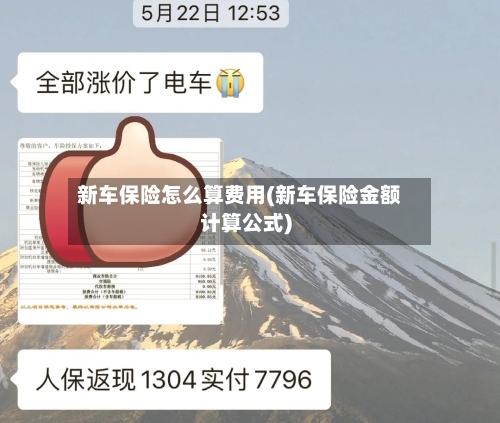 新车保险怎么算费用(新车保险金额计算公式)