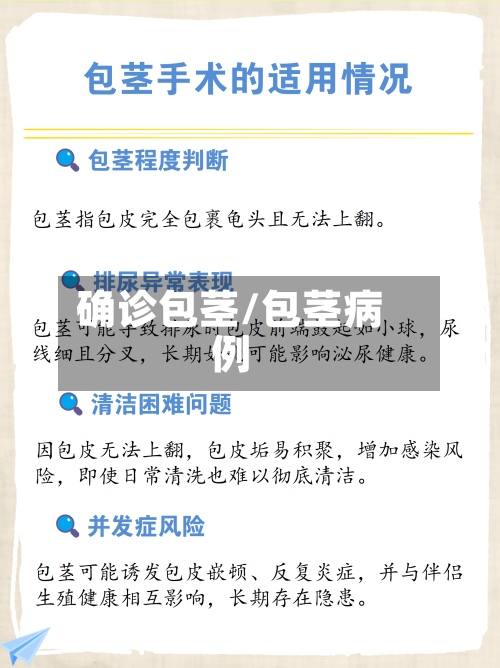确诊包茎/包茎病例