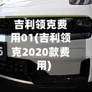 吉利领克费用01(吉利领克2020款费用)-第2张图片