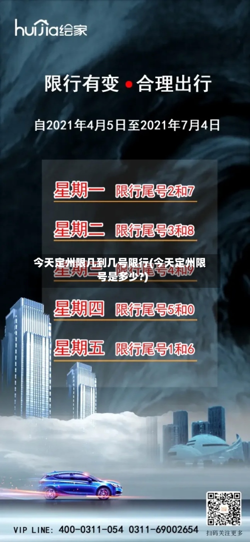 今天定州限几到几号限行(今天定州限号是多少?)