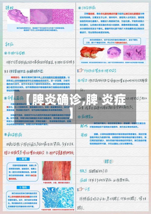 【脾炎确诊,脾 炎症】