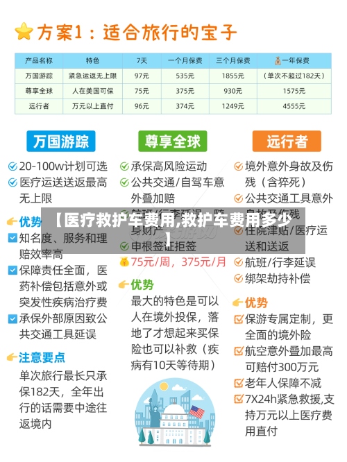 【医疗救护车费用,救护车费用多少】-第3张图片