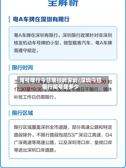 尾号限行今日限行吗深圳/深圳今日限行尾号是多少-第2张图片