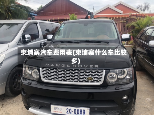 柬埔寨汽车费用表(柬埔寨什么车比较多)-第3张图片
