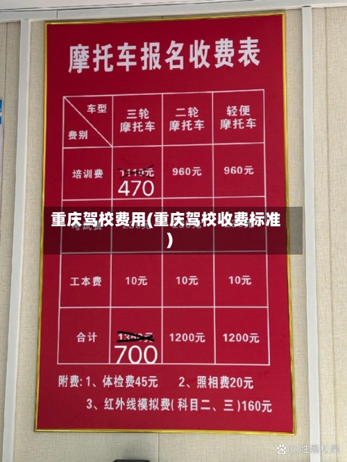 重庆驾校费用(重庆驾校收费标准)