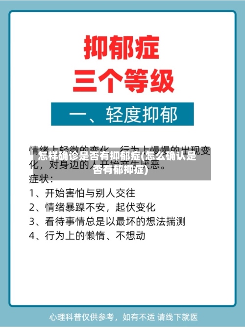 怎样确诊是否有抑郁症(怎么确认是否有郁抑症)