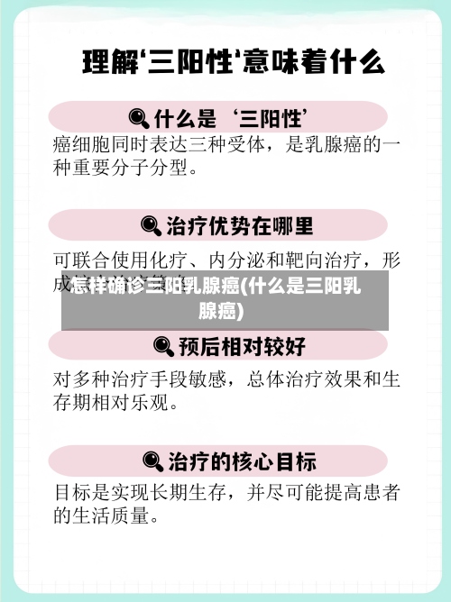 怎样确诊三阳乳腺癌(什么是三阳乳腺癌)