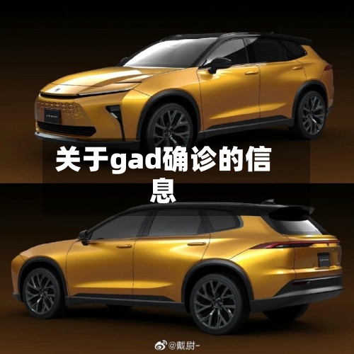 关于gad确诊的信息