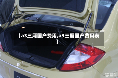 【a3三厢国产费用,a3三厢国产费用表】-第2张图片