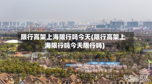 限行高架上海限行吗今天(限行高架上海限行吗今天限行吗)-第3张图片