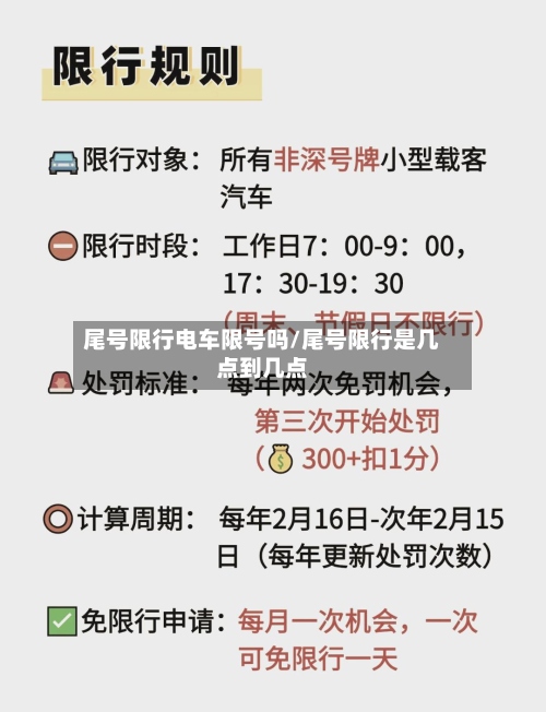 尾号限行电车限号吗/尾号限行是几点到几点-第2张图片