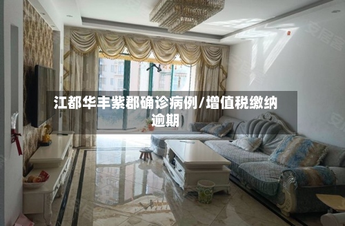 江都华丰紫郡确诊病例/增值税缴纳逾期-第3张图片