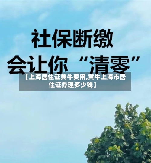 【上海居住证黄牛费用,黄牛上海市居住证办理多少钱】